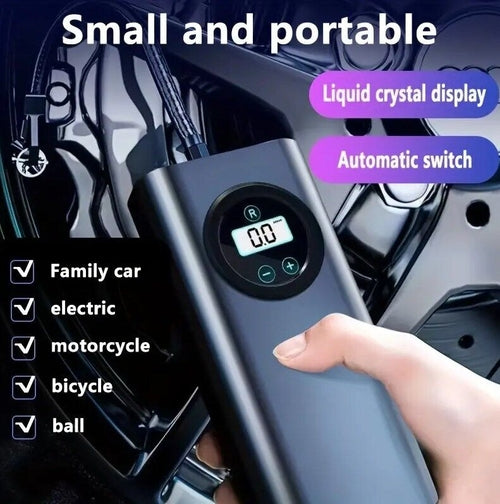 Portable Digital Air Pump Rechargeable Cordless Tire Inflator